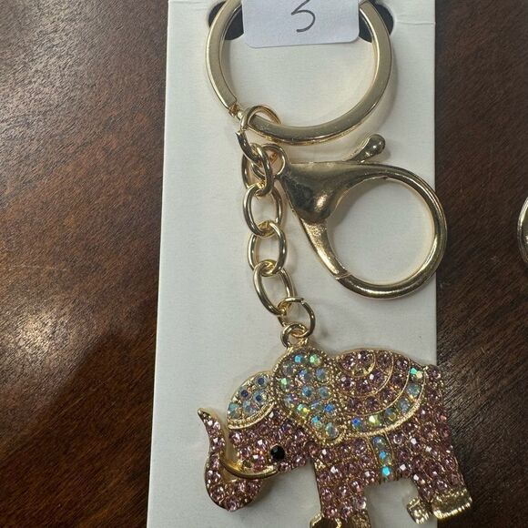 NWT MINT Elephant Key Ring $10 Closet Minimum Purchase  4 Options - Picture 4 of 5